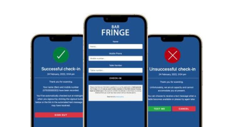 Contact Tracing Web Application